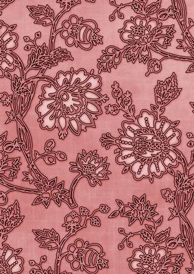 Red Mini Floral Wallpaper A4 Backing Paper