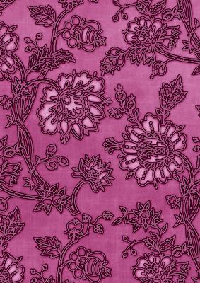 Cerise Mini Floral Wallpaper A4 Backing Paper