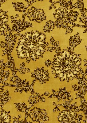 Gold Mini Floral Wallpaper A4 Backing Paper