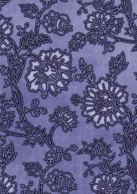 Dark Blue Mini Floral Wallpaper A4 Backing Paper