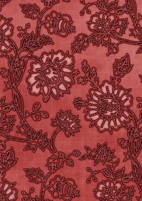 Dark Red Mini Floral Wallpaper A4 Backing Paper