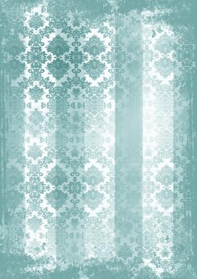 Dusky Teal Grunge Dolly Stripe Lace A4 Backing Paper