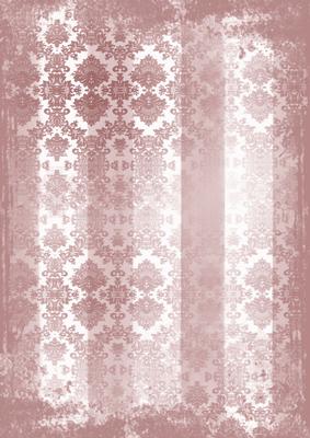 Dusky Pink Grunge Dolly Stripe Lace A4 Backing Paper