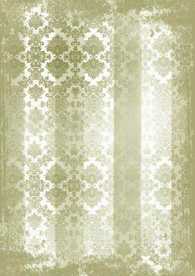 Olive Grunge Dolly Stripe Lace A4 Backing Paper