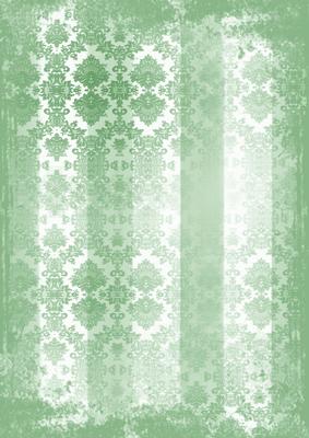 Mid Green Grunge Dolly Stripe Lace A4 Backing Paper