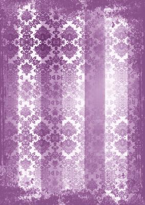 Purple Grunge Dolly Stripe Lace A4 Backing Paper