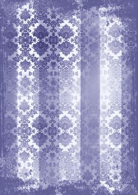 Dark Blue Grunge Dolly Stripe Lace A4 Backing Paper