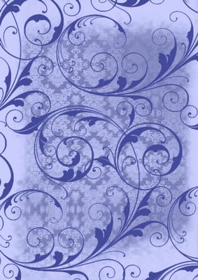 Christmas Harp Angels Swirl Background Paper