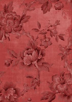 Dark Red Textured Roses A4 Backing Paper