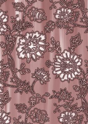 Dusky Pink Painted Mini Floral Wallpaper A4 Backing Paper