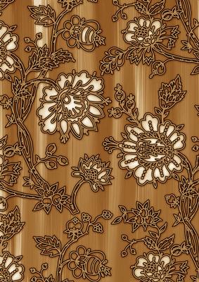 Vintage Tea Painted Mini Floral Wallpaper A4 Backing Paper