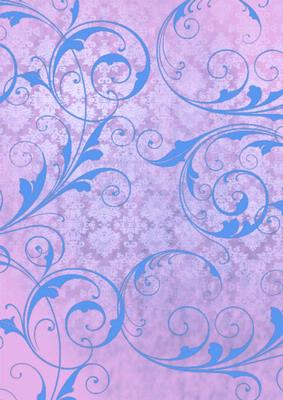 Christmas Snow Church Swirls Backing Paper