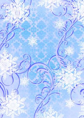 Christmas Church at Night Swirls Backing Paper