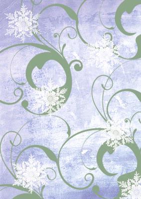 Christmas Tree Village Swirls Backing Paper