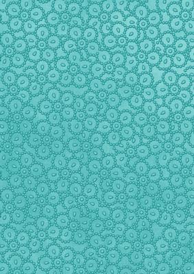 Teal Beaded Flower A4 Backing Paper