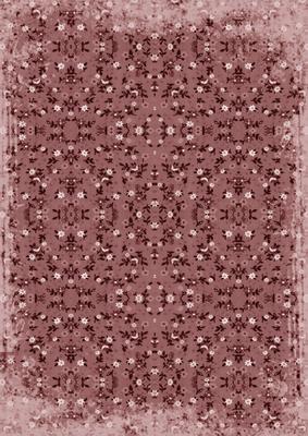 Dusky Pink Ditsy Flower Print A4 Backing Paper