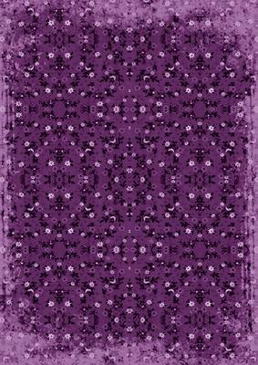 Purple Ditsy Flower Print A4 Backing Paper