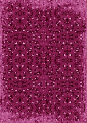 Cerise Ditsy Flower Print A4 Backing Paper