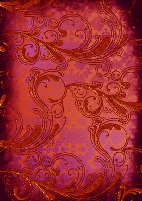 Christmas Red Stocking Swirls Backing Paper