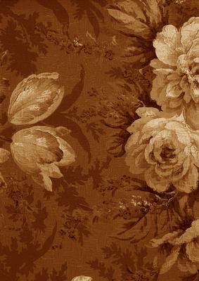 Vintage Tea Large Rose Blooms A4 Backing Paper