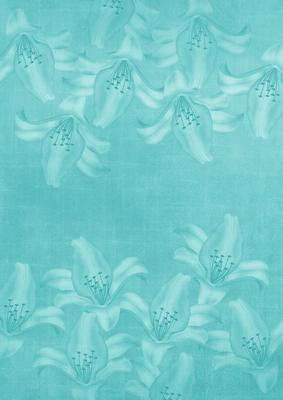 Lily Sides Teal A4 Backing Paper