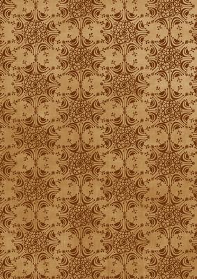 Vintage Tea Retro Snowflake A4 Backing Paper