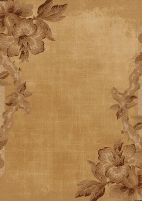 Vintage Tea Textured Rose Corners A4 Backing Paper