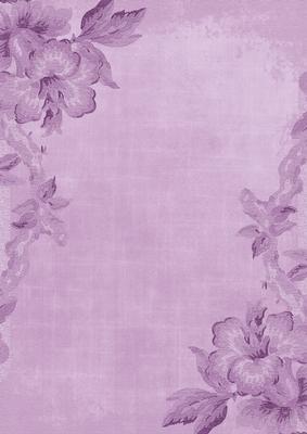 Lilac Textured Rose Corner A4 Backing Paper