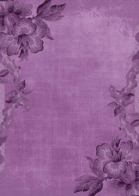 Purple Textured Rose Corner A4 Backing Paper