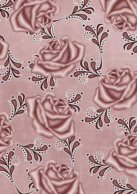 Dusky Pink Rose Swirls A4 Backing Paper
