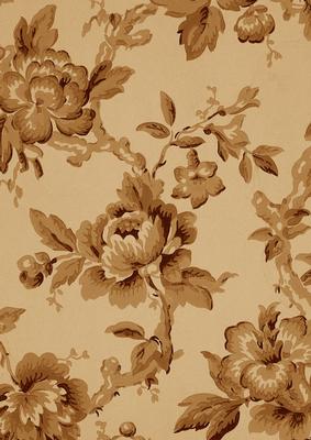 Vintage Tea Plain Rose Wallpaper A4 Backing Paper