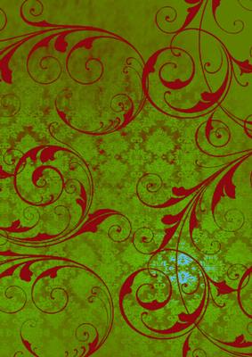 Christmas Front Door Swirls Backing Paper