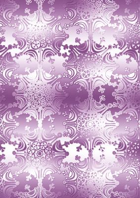 Lilac Metallic Snowflake A4 Backing Paper