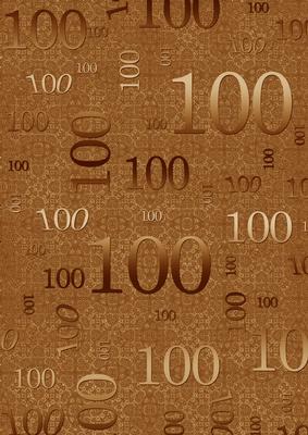 Vintage Tea Linen 100 Birthday A4 Backing Paper