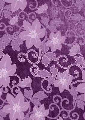 Lilac All Over Floral A4 Backing Paper