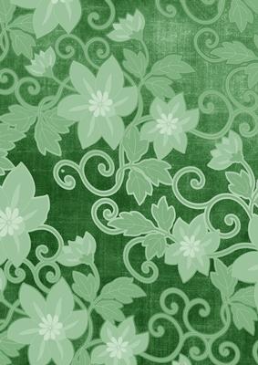 Mint Green All Over Floral A4 Backing Paper