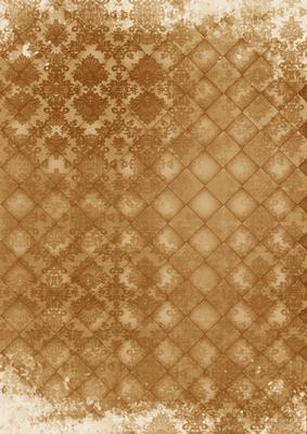 Vintage Tea Old Lace Check A4 Backing Paper