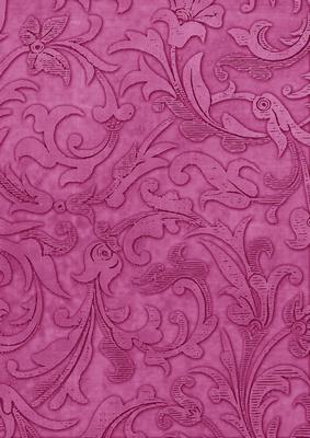 Cerise Vintage Calico Swirl A4 Backing Paper
