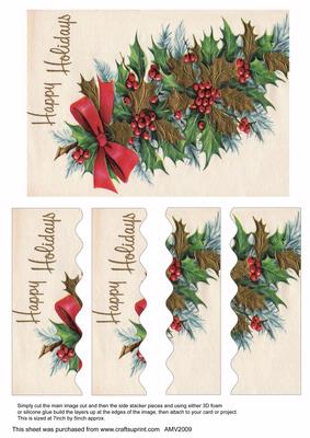 Happy Holidays Christmas Bouquet