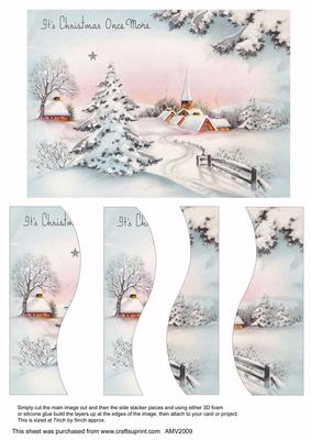 Christmas Once More Swirvey Side Stacker