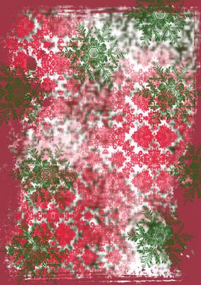 Christmas Seasons Greetings Curved Backing Paper