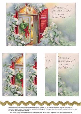Christmas Front Door Side Stacker