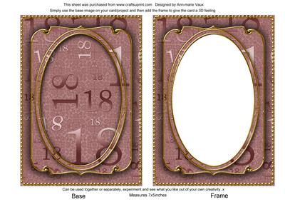 Dusky Pink Metallic 18 Birthday 7x5in Shaker Frame and Base