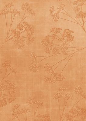 Burnt Orange Embossed Dainty Gyso A4 Backing Paper