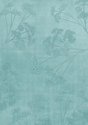 Dusky Teal Embossed Dainty Gypso A4 Backing Paper