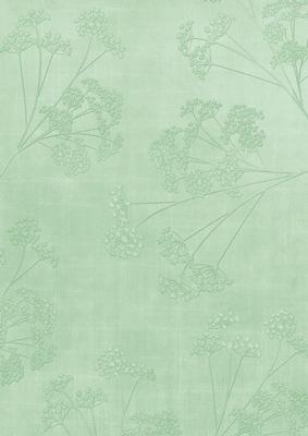 Mint Green Embossed Dainty Gypso A4 Backing Paper