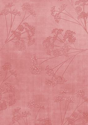 Red Embossed Dainty Gypso A4 Backing Paper