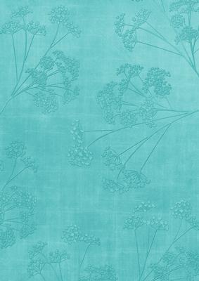 Teal Embossed Dainty Gypso A4 Backing Paper
