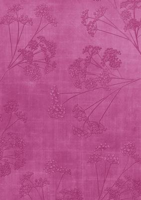 Cerise Embossed Dainty Gypso A4 Backing Paper
