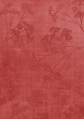 Dark Red Embossed Dainty Gypso A4 Backing Paper